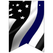 Thin Blue Line Herzlichen Glückwunsch Bunting Flag Wimpelkette (Zweite Fahne)