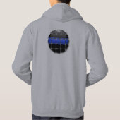 Thin Blue Line Hoodie (Rückseite)