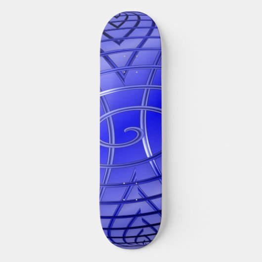 Thin Blue Line Iron Works Skateboard (Vorderseite)