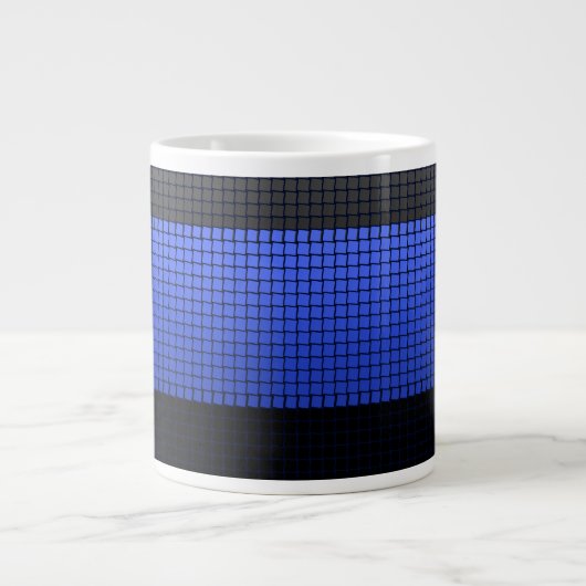 Thin Blue Line Jumbo-Tasse (Vorderseite)
