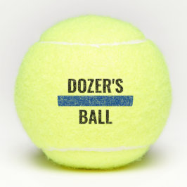 Thin Blue Line K9 Police Dog Name Personalisiert Tennisbälle