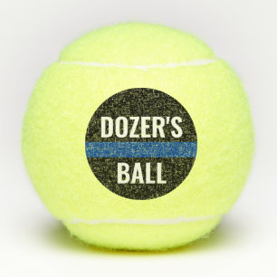 Thin Blue Line K9 Polizeihund Personalisiert Tennisbälle