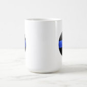 Thin Blue Line Kaffeetasse (Mittel)
