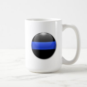 Thin Blue Line Kaffeetasse
