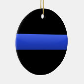 Thin Blue Line Keramikornament (Rechts)