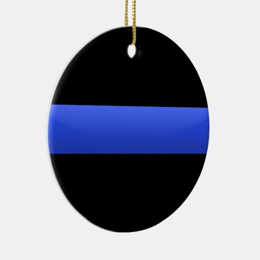 Thin Blue Line Keramikornament (Rechts)