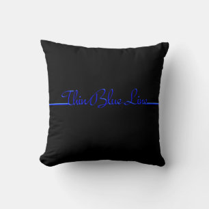 Thin Blue Line Kissen