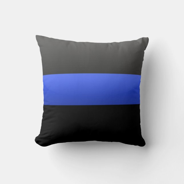 Thin Blue Line Kissen (Vorderseite)
