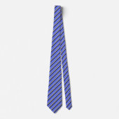 Thin Blue Line Klasse Streifen Neck Tie Krawatte (Vorderseite)