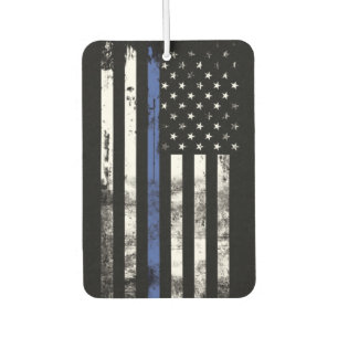 Thin Blue Line Law Enforcement Air Freshener Autolufterfrischer