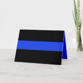 Thin Blue Line Law Enforcement Karte (Vorderseite)