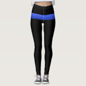 Thin Blue Line Leggings (Vorderseite)