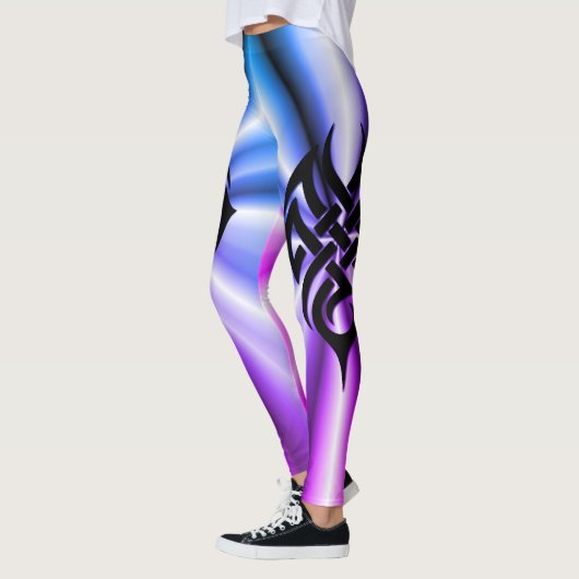 Thin Blue Line - Leggings zur Sternexplosion von S (Links)