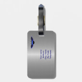 Thin Blue Line - Luftpolizei: Justiz von oben Gepäckanhänger (Rückseite vertikal)