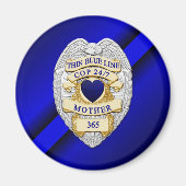 Thin Blue Line Magnet (Vorne)