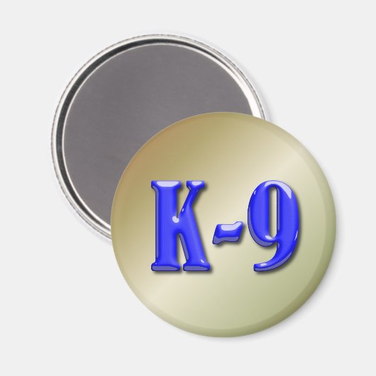 Thin Blue Line Magnet (Vorderseite/Rückseite)