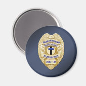 Thin Blue Line Magnet (Vorderseite/Rückseite)