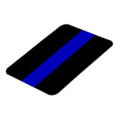 Thin Blue Line Magnet (Linke Seite)