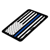 Thin Blue Line Magnet für Autos und LKW (Linke Seite)