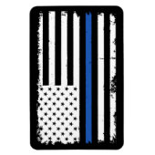 Thin Blue Line Magnet für Autos und LKW (Vertikal)