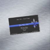Thin Blue Line Magnetische Visitenkarte (Beispiel)