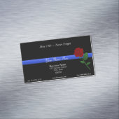 Thin Blue Line Magnetische Visitenkarte (Beispiel)