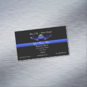 Thin Blue Line Magnetische Visitenkarte (Beispiel)