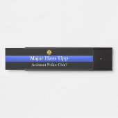 Thin Blue Line - Major Cluster Rank Türschild (Vorderseite )