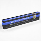 Thin Blue Line - Miranda Namensplakette