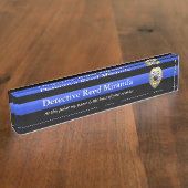 Thin Blue Line - Miranda Namensplakette (Seite)