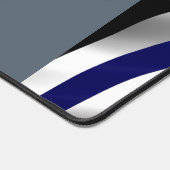 Thin Blue Line Miranda Rights Schreibtischunterlage (Ecke)