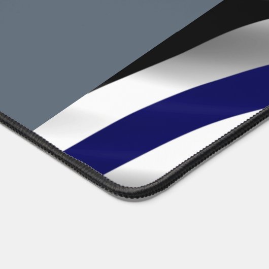 Thin Blue Line Miranda Rights Schreibtischunterlage (Ecke)