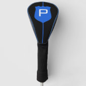 Thin Blue Line Monogram Golf Headcover (Vorderseite)