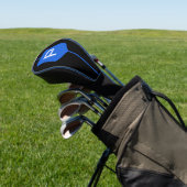 Thin Blue Line Monogram Golf Headcover (In SItu)