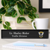Thin Blue Line - Motor Officer Namensplakette