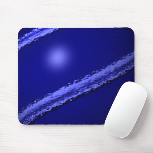 Thin Blue Line Mousepad (Mit Mouse)