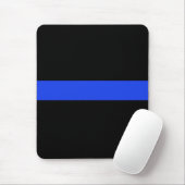 Thin Blue Line Mousepad (Mit Mouse)