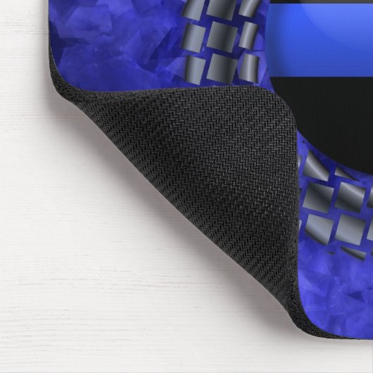 Thin Blue Line Mousepad (Ecke)