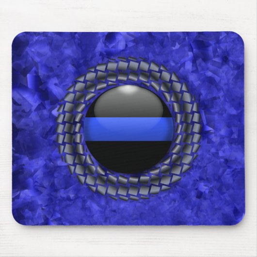 Thin Blue Line Mousepad (Vorne)