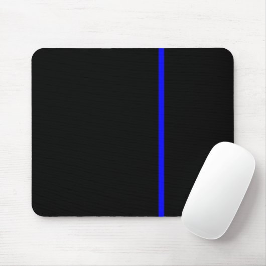 Thin Blue Line Mousepad (Mit Mouse)