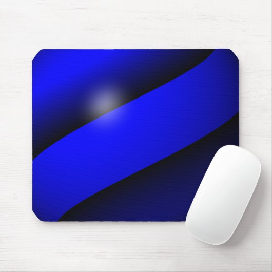 Thin Blue Line Mousepad (Mit Mouse)