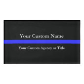 Thin Blue Line Namenschild (Vorderseite)