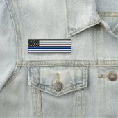 Thin Blue Line Namensschild (Beispiel)