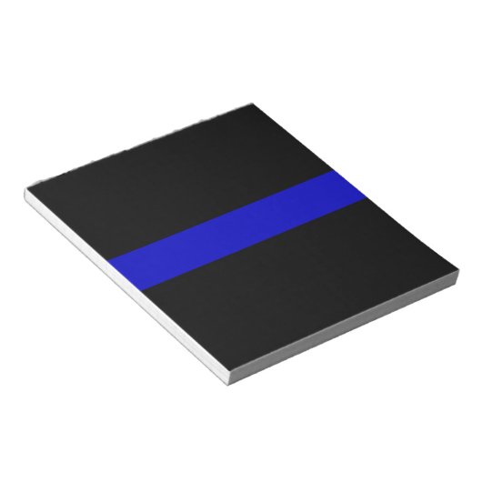 Thin Blue Line Notizblock (angewinkelt)