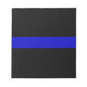 Thin Blue Line Notizblock (Vorderseite)