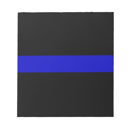 Thin Blue Line Notizblock (Vorderseite)