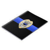 Thin Blue Line Notizblock (Linke Seite)