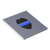 Thin Blue Line Notizblock (angewinkelt)