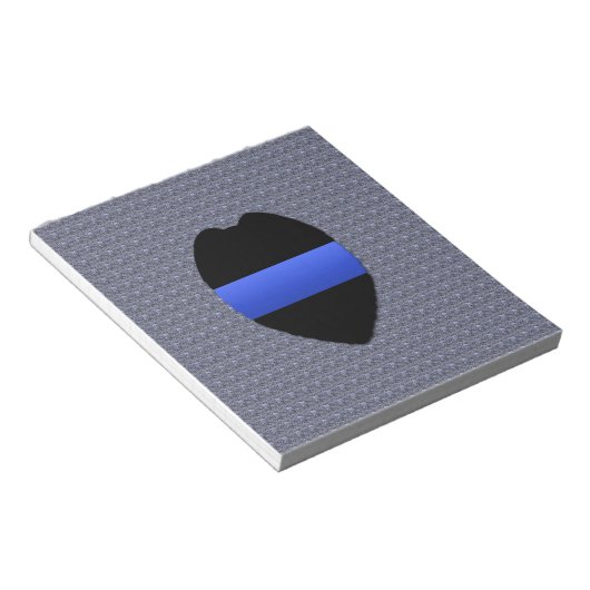 Thin Blue Line Notizblock (angewinkelt)