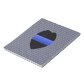 Thin Blue Line Notizblock (Rotiert)